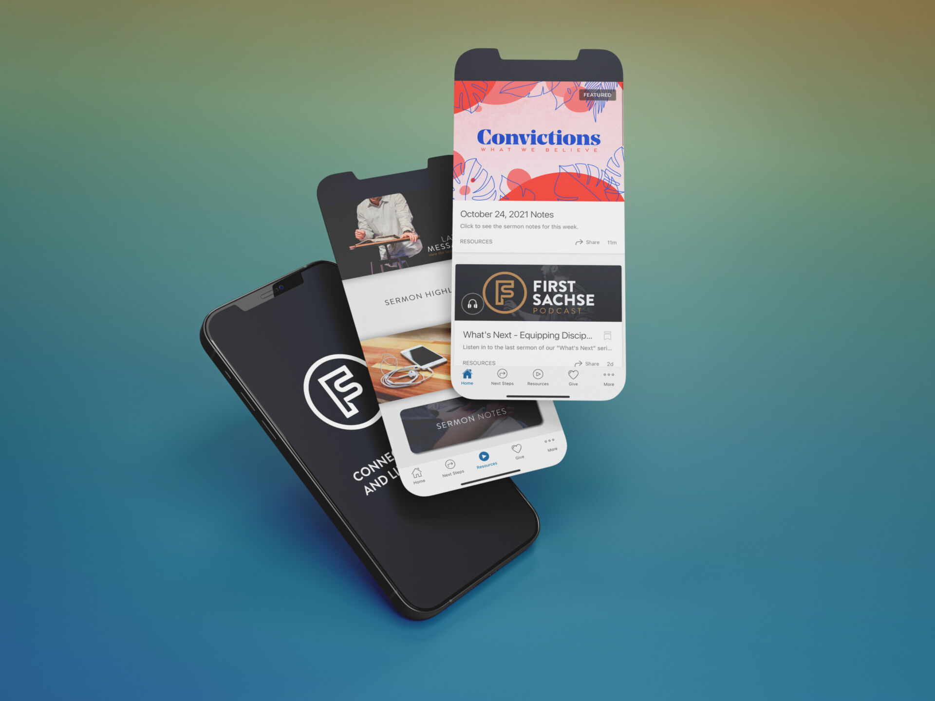 Connect faith and life with the First Sachse App.
