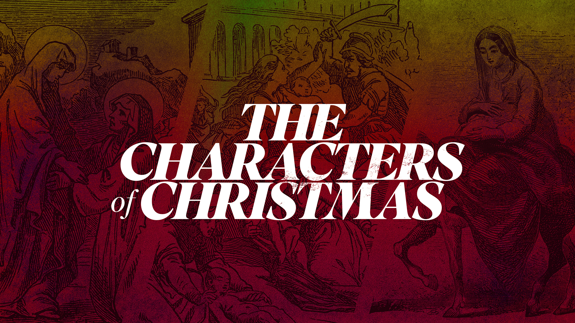 The Characters of Christmas Series Art